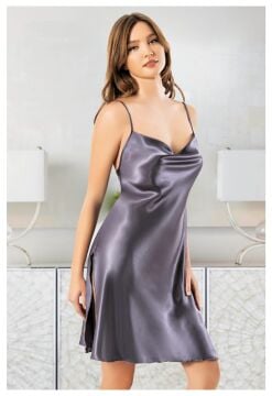 Miss Laris 2138 Bayan Saten Gecelik