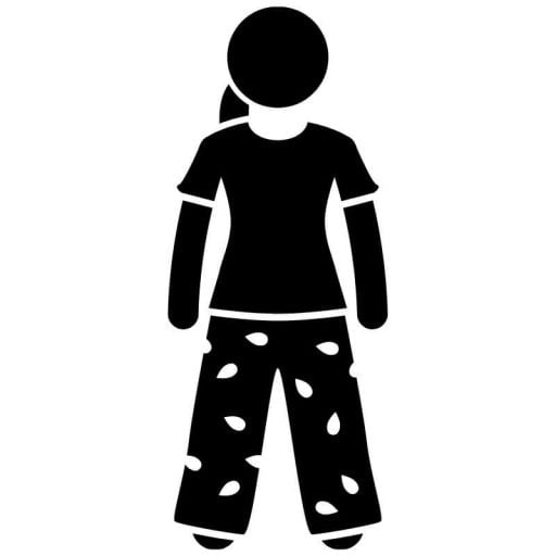 Tekli Kadın Pijama Takım
