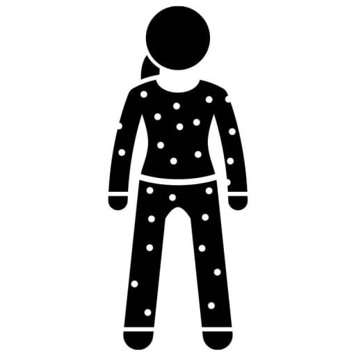 Serili Kız Çocuk Pijama Takım