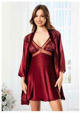 Miss Laris 5066 Bayan İkili Saten Takım