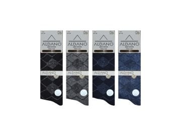 Aldano 05-7 Lambswool Yün Kışlık Erkek Soket 12'li
