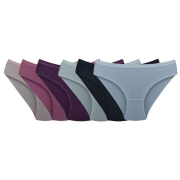 Byou Life (L-XL-2XL) Penye Soft Fitilli Bayan Külot 12'li