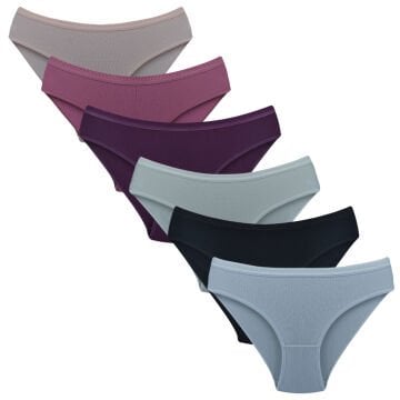 Byou Life (L-XL-2XL) Penye Soft Fitilli Bayan Külot 12'li