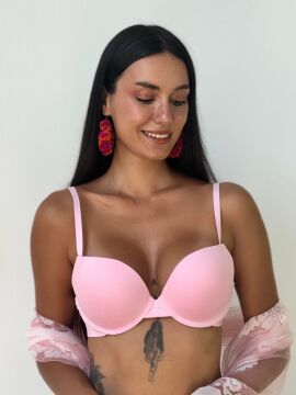 Cansoy 730 B Cup (75-80-85-90) Balenli Destekli Bayan Sütyen 6'lı PEMBE - SERİ-6-LI