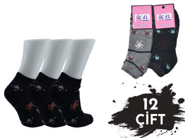 Özmen Bayan Havlu Patik 12'li