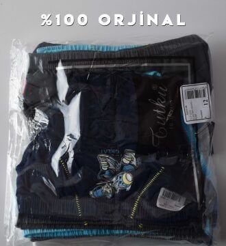 Tutku 0138 Erkek Çocuk Elestan Baskılı Slip Külot 12'li
