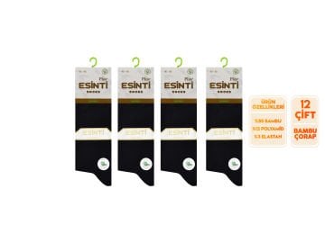 Esinti 25-1 Dikişsiz Kokulu Erkek Bambu Soket 12'li