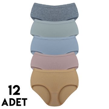 İntimo 2701 (L-XL-XXL) Raporlu Bayan Bato 12'li