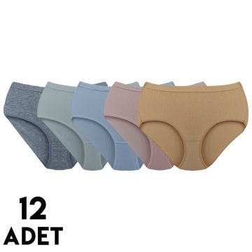 İntimo 2701 (L-XL-XXL) Raporlu Bayan Bato 12'li
