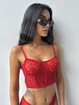 Cansoy 692 (75-80-85-90) Simli Lez Balenli Desteksiz Sütyen Takım 6'lı