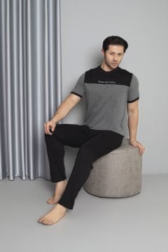 Tekten 5630 Erkek Kısa Kollu Pijama Takım 4'lü