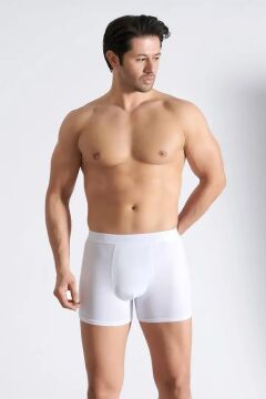 Tutku Elit 1251 Modal Elestan Erkek Boxer BEYAZ - XL