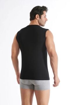 Tutku Renkli Erkek Sıfır Kol Ribana Spor Fanila