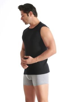 Tutku Renkli Erkek Sıfır Kol Ribana Spor Fanila