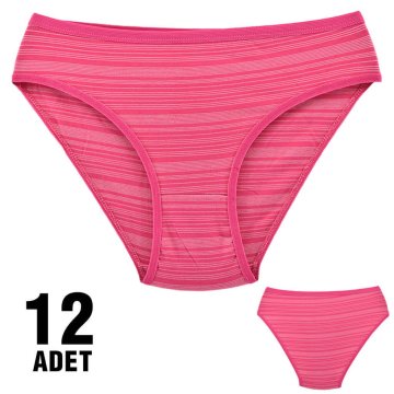 Dondeza 101 Desenli Bayan Bikini 12'li