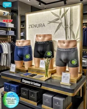 Zenura 2402 Bambu Nefes Alan Erkek Boxer