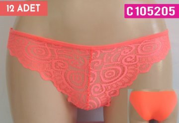 CİNDY BAYAN ÖN BANT ARKA LAZER KESİM BİKİNİ PAKET İÇİ 12 ADET