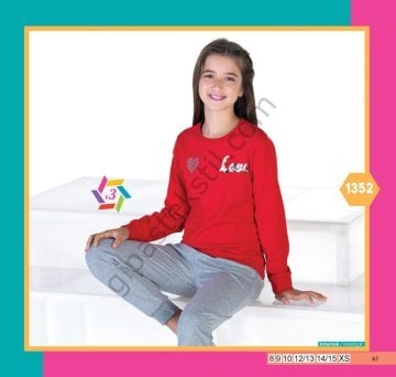 ELSİMA GARSON BOY KIZ ÇOCUK PİJAMA 1352