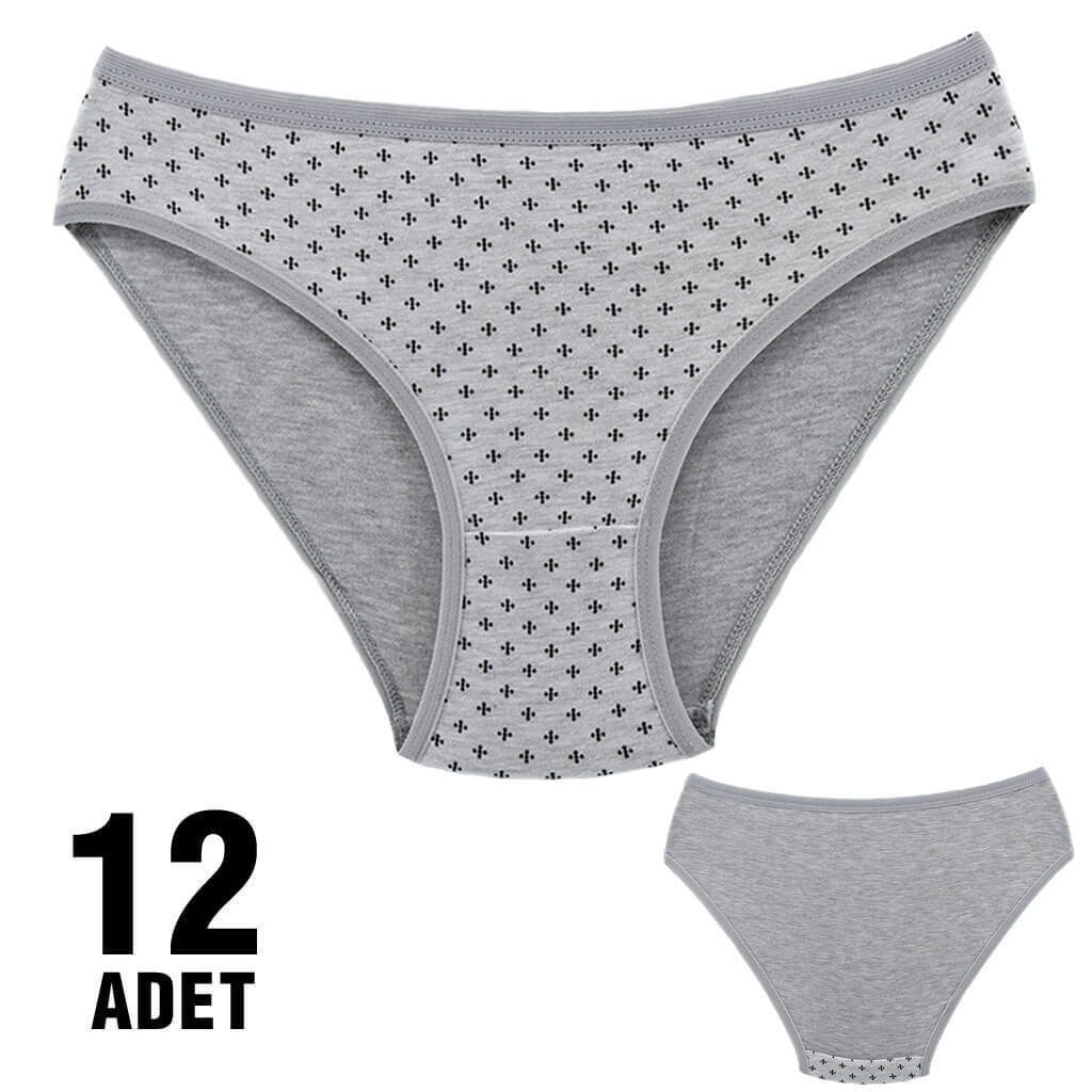 Dondeza 101 Desenli Bayan Bikini 12'li