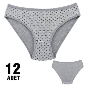 Dondeza 101 Desenli Bayan Bikini 12'li