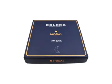 Bolero E-40-1 (41-45 NO) Premium Erkek Modal Çorap 12'li