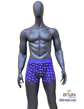 Zenura 2304 Dijital Baskı Erkek Boxer