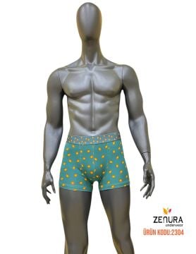 Zenura 2304 Dijital Baskı Erkek Boxer 12'li