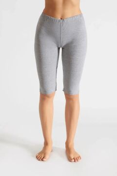 Tutku 0156 Bayan Kısa Tayt 6'lı GRİ - 5/XL