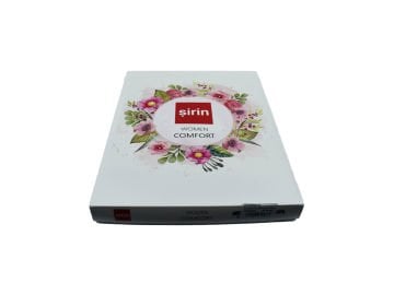 Şirin 4030-34 Dikişsiz Bayan Penye Patik Çorap 12'li