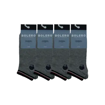 Bolero E-20-9 (41-45 NO) Dikişsiz Erkek Penye Patik Çorap 12'li