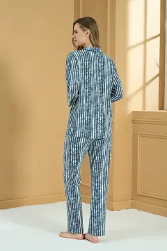 Pijadore 2222 (M-L-XL-XXL) Uzun Kollu Bayan Pijama Takım 4'lü