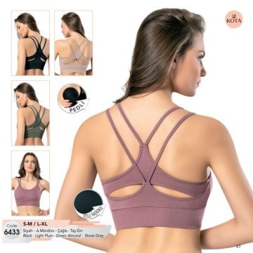 Kota 6433 İp Askılı Fitilli  Dalgıç Bayan Bustiyer