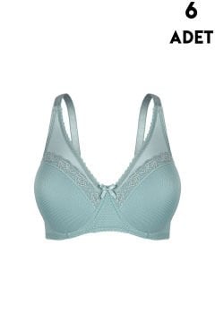 Aysemin 5085 C Cup (85-90-95-100-105) Balenli Desteksiz Bayan Sütyen 6'lı