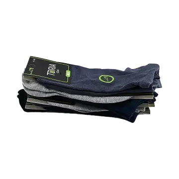 Toria E16 (41-45) Erkek Bambu Patik Çorap 12'li