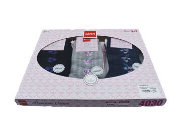 Şirin 4030-44 (36-40) Dikişsiz Bayan Penye Patik Çorap 12'li
