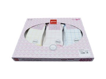 Şirin 4030-39 (36-40) Dikişsiz Bayan Penye Patik Çorap 12'li