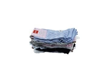 Şirin 4030-36 (36-40) Dikişsiz Bayan Penye Patik Çorap 12'li
