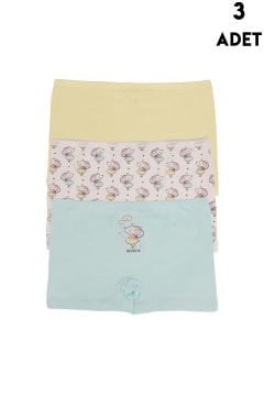 Koza Biat 77500-294 Kız Çocuk Boxer 3'lü