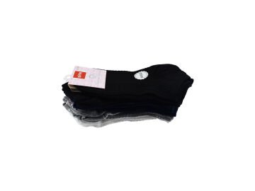 Şirin 4030-41 (36-40) Dikişsiz Bayan Penye Patik Çorap 12'li