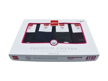 Şirin 4150-101 (36-40) Dikişsiz Bayan Penye Çorap 12'li