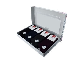 Şirin 4150-101 (36-40) Dikişsiz Bayan Penye Çorap 12'li