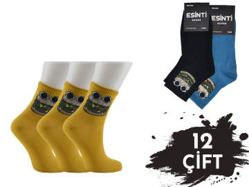 Esinti Bayan Kolej Çorap 12'li