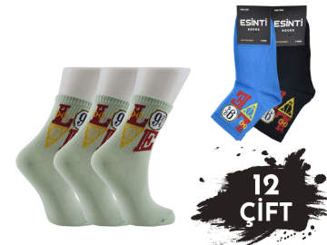 Esinti Bayan Kolej Çorap 12'li