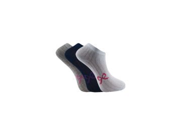 Şirin 4060-2 (36-40) Bayan Desenli Penye Patik Çorap 12'li