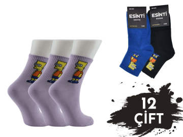 Esinti Bayan Kolej Çorap 12'li