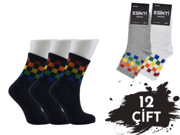 Esinti 32 Bayan Kolej Çorap 12'li