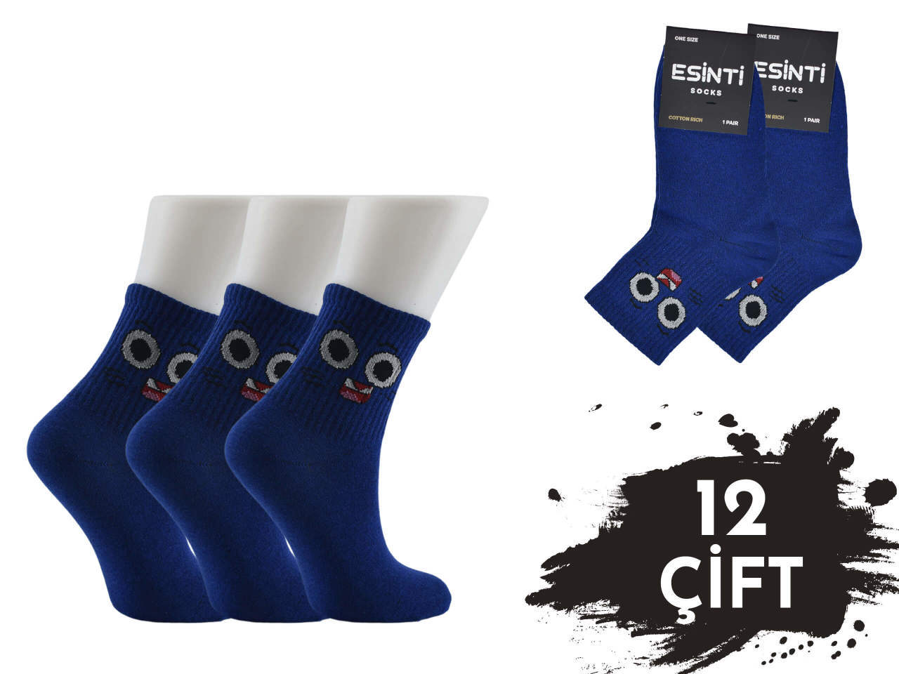 Esinti Bayan Kolej Çorap 12'li