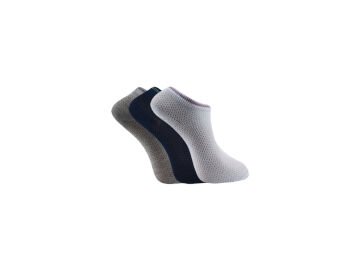 Şirin 4060-3 (36-40) Bayan Desenli Penye Patik Çorap 12'li