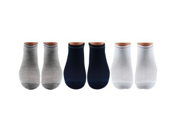 Şirin 4060-3 (36-40) Bayan Desenli Penye Patik Çorap 12'li