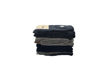 Punto 6400 (40-44) Topuk Burun Takviyeli Erkek Yün Çorap 12'li